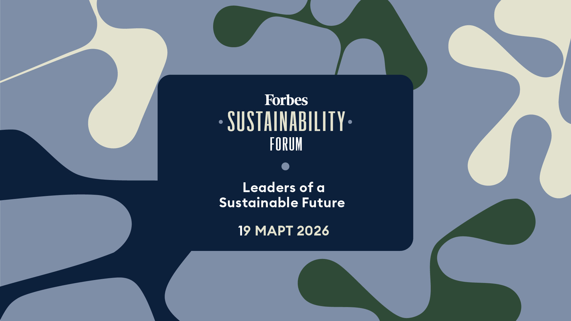 Forbes Sustainability Forum 2026 – The Leaders of a Sustainable Future ...